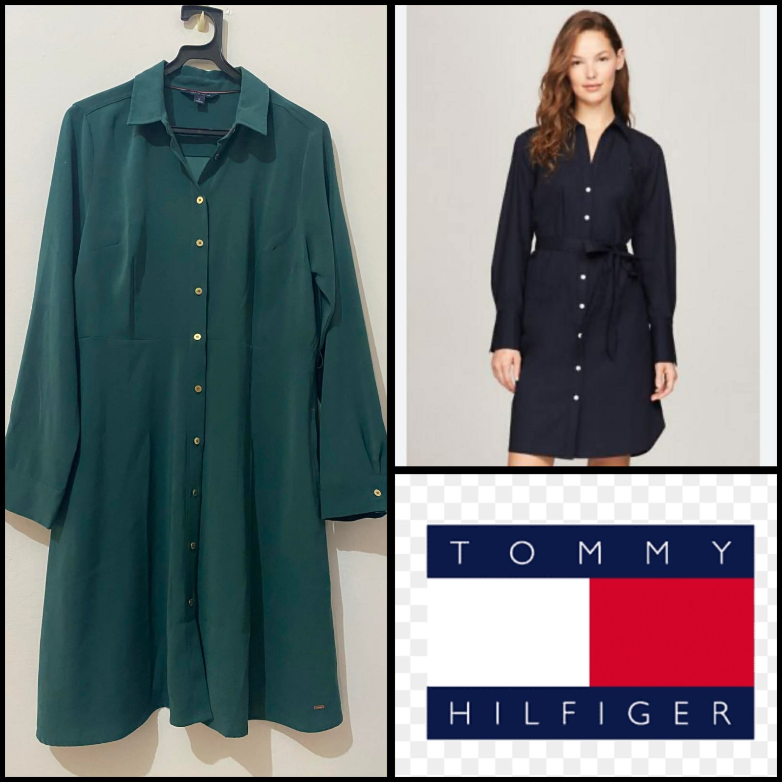 Jolie robe chemise tommy hilfiger 