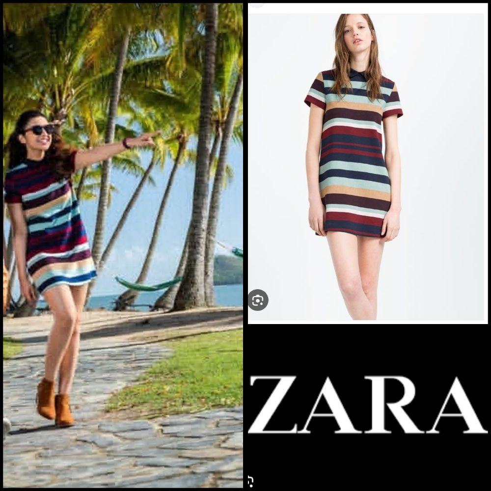 Magnifique robe zara a col 
