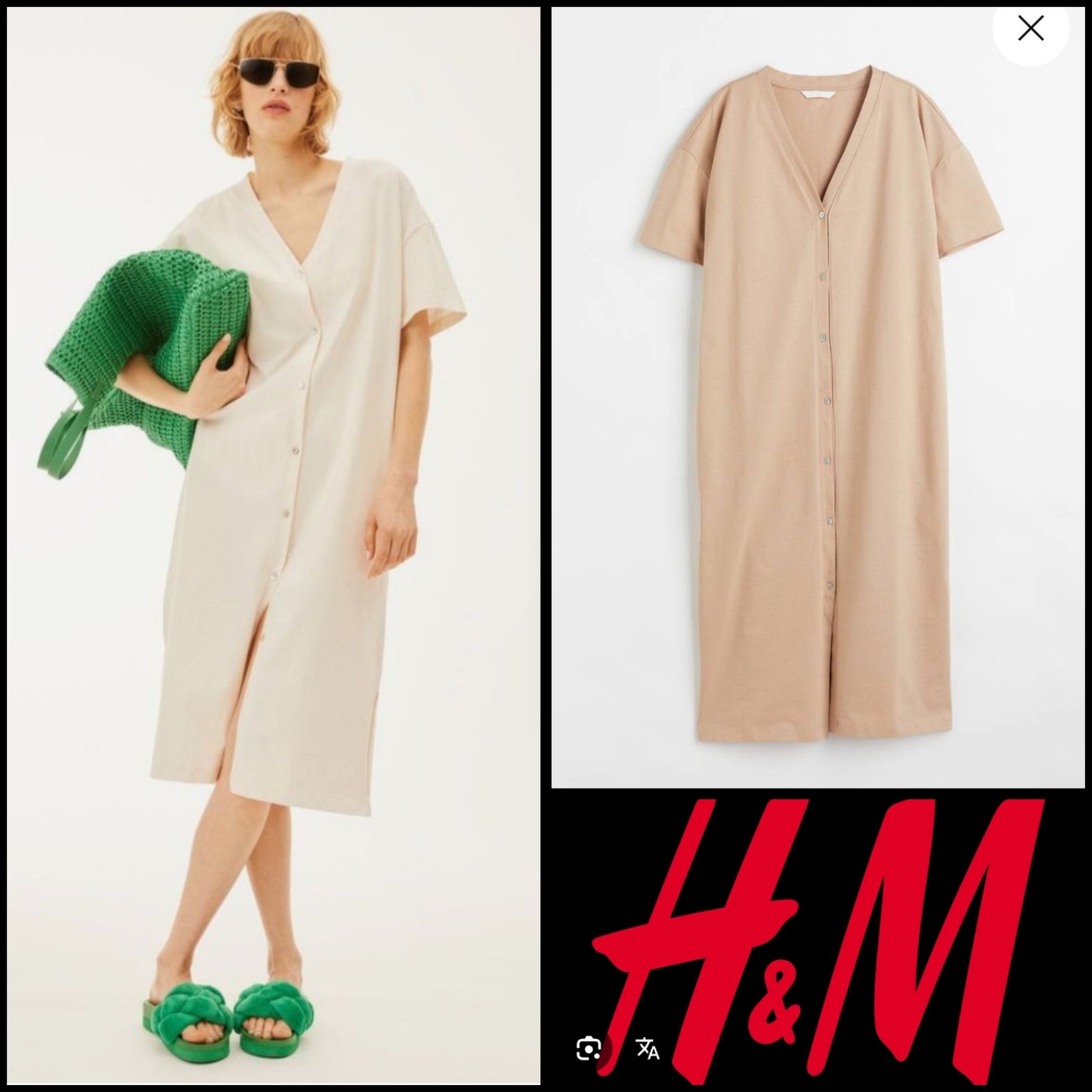 Magnifique robe h&m coton