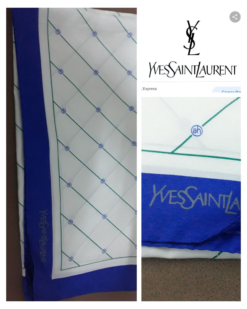 foulard Yves Saint Laurent neuf 