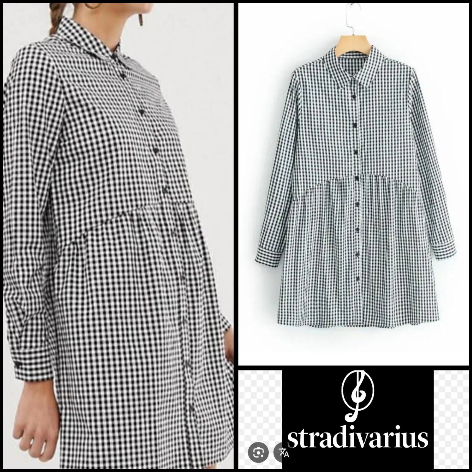 Jolie robe chemise stradivarius 