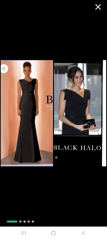 Magnifique Robe black halo 