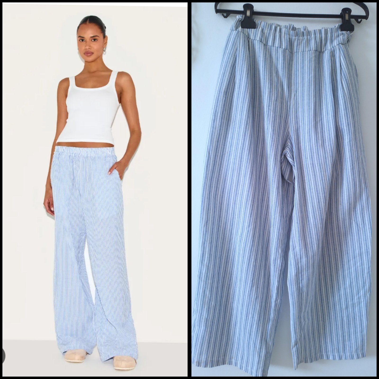 Pantalon large 