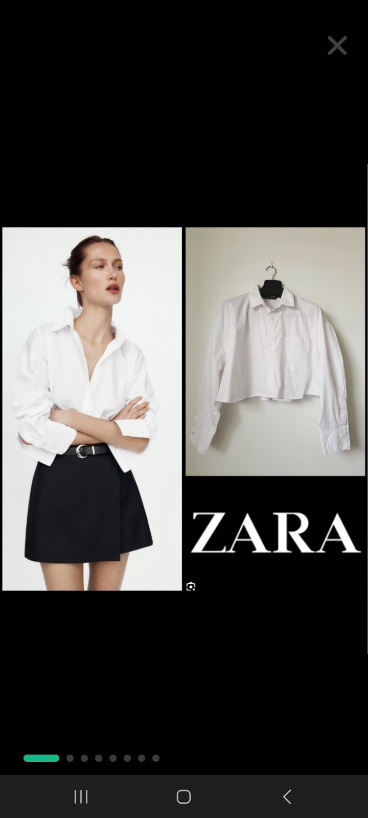 Jolie chemise zara  coton 