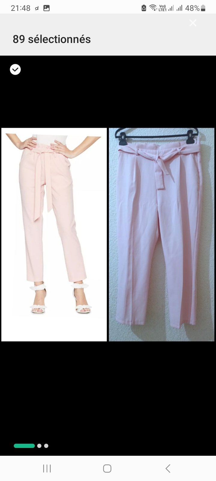 Jolie pantalon a nœud 