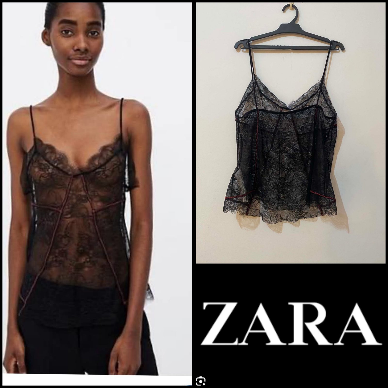 Jolie haut zara dentelle