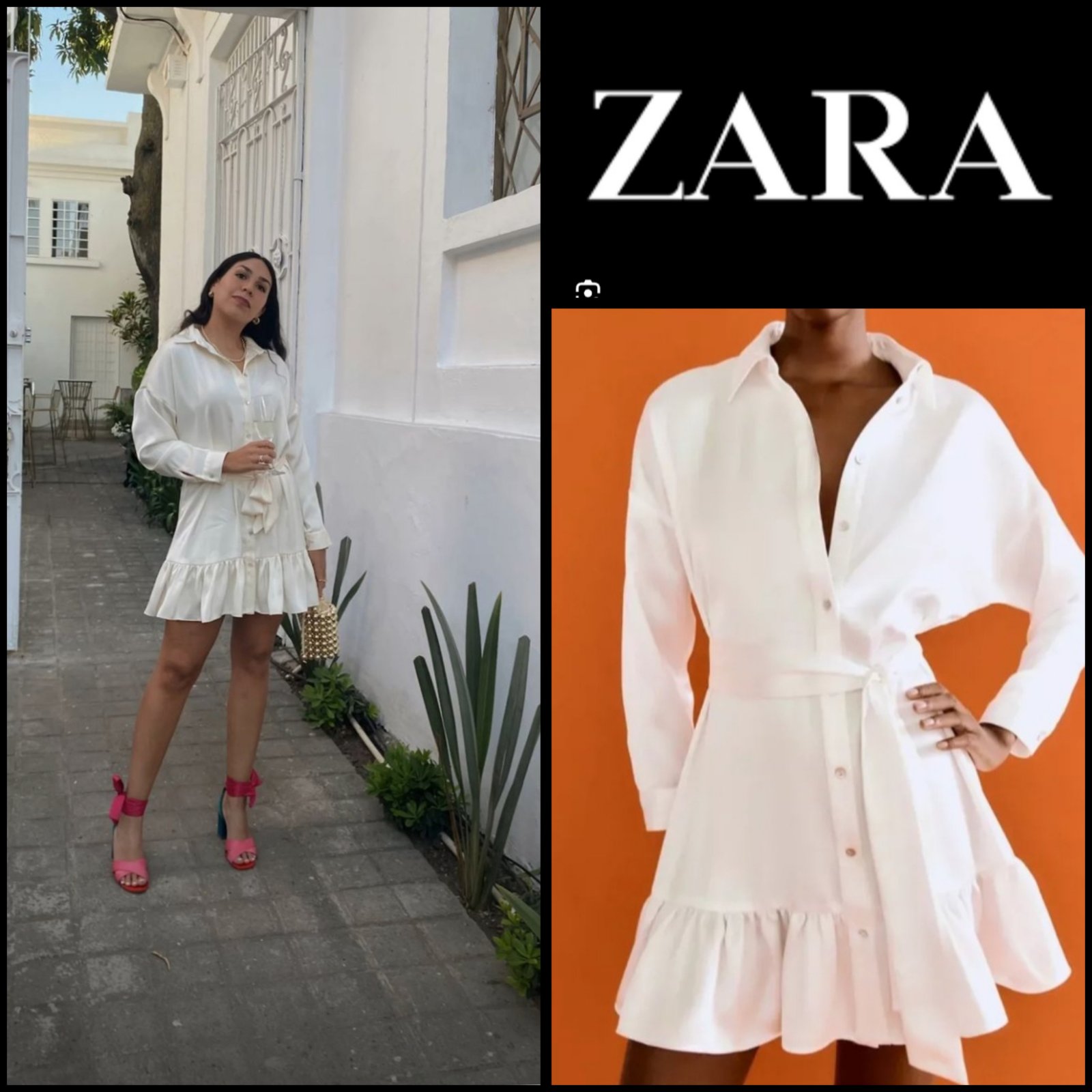 Magnifique robe chemise zara 