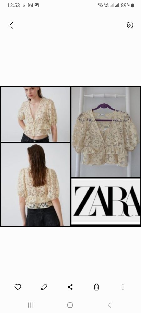 Jolie haut zara neuf 