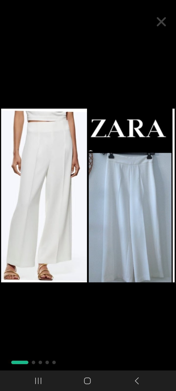 Jolie pantalon large zara 