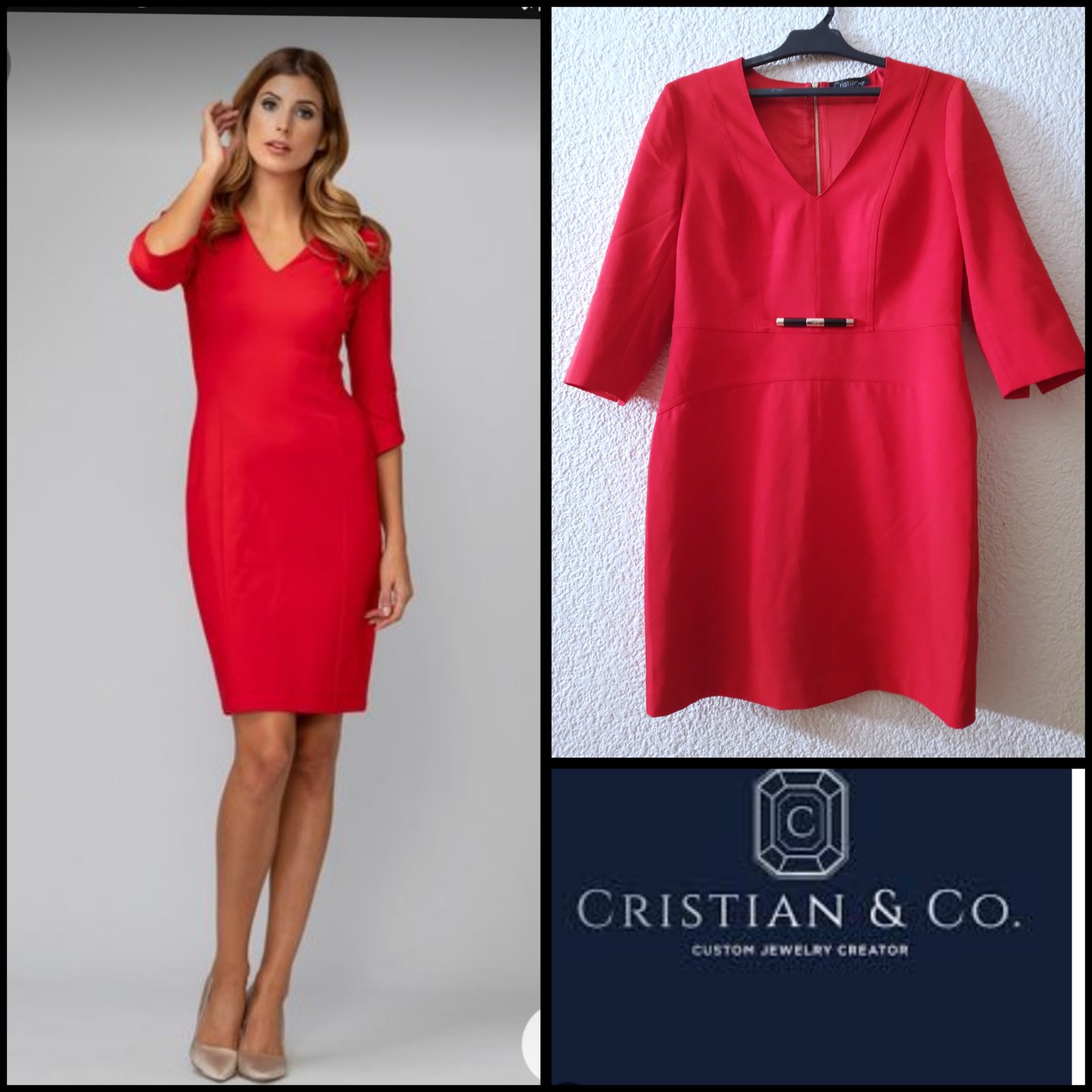 Magnifique robe cristian & co Milano