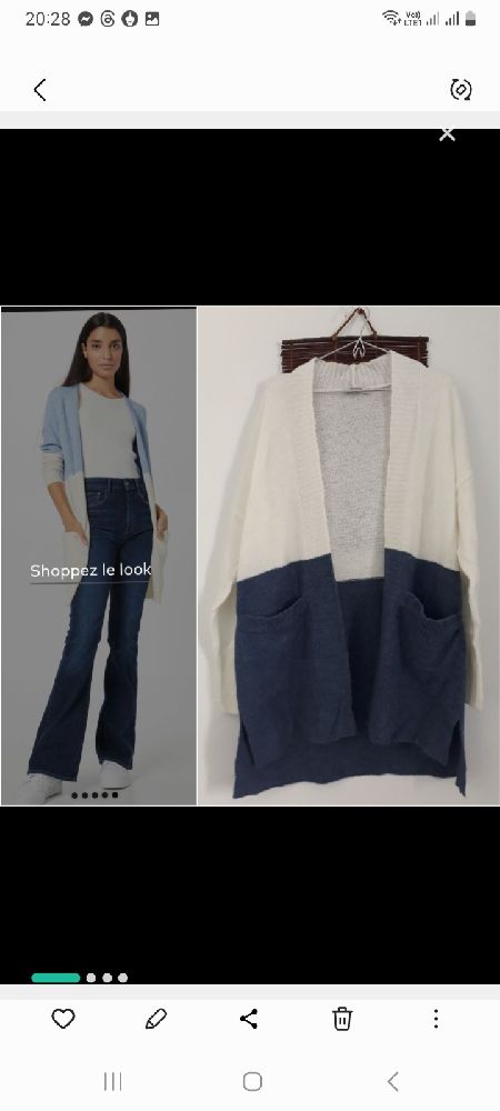 jolie cardigan neuf 