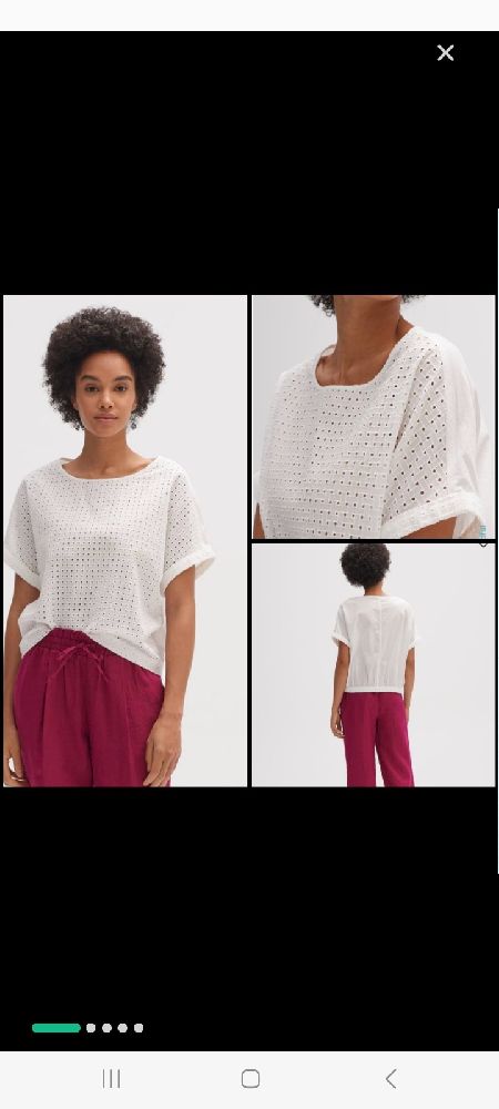 Jolie haut broderie neuf 
