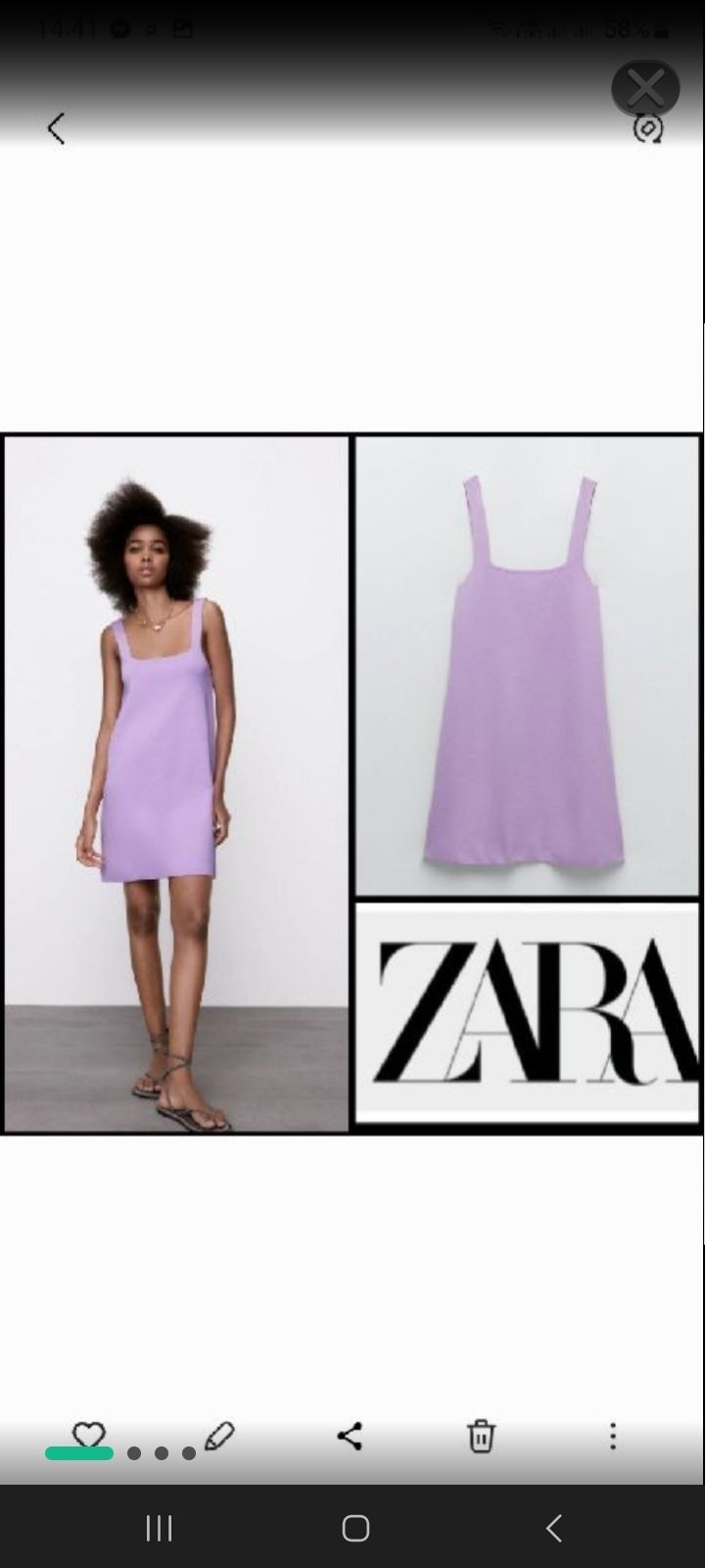 Magnifique robe zara 