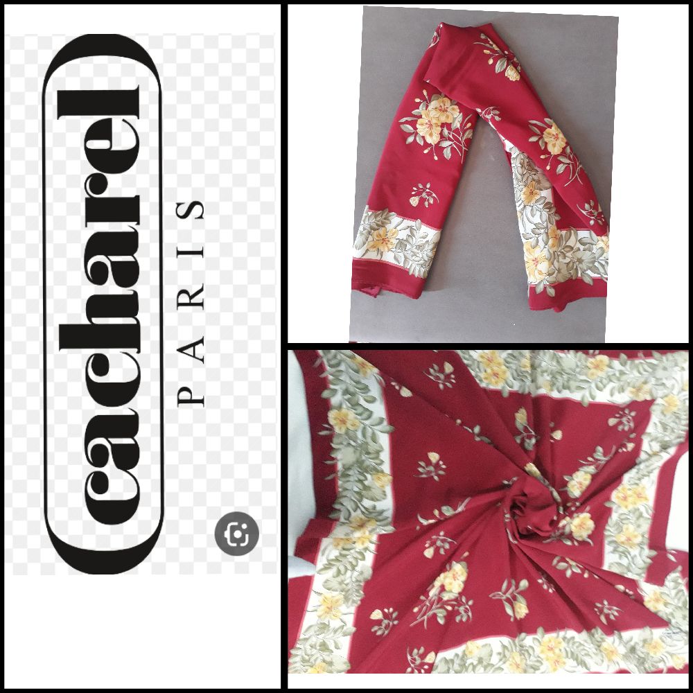 magnifique foulard cacharel 