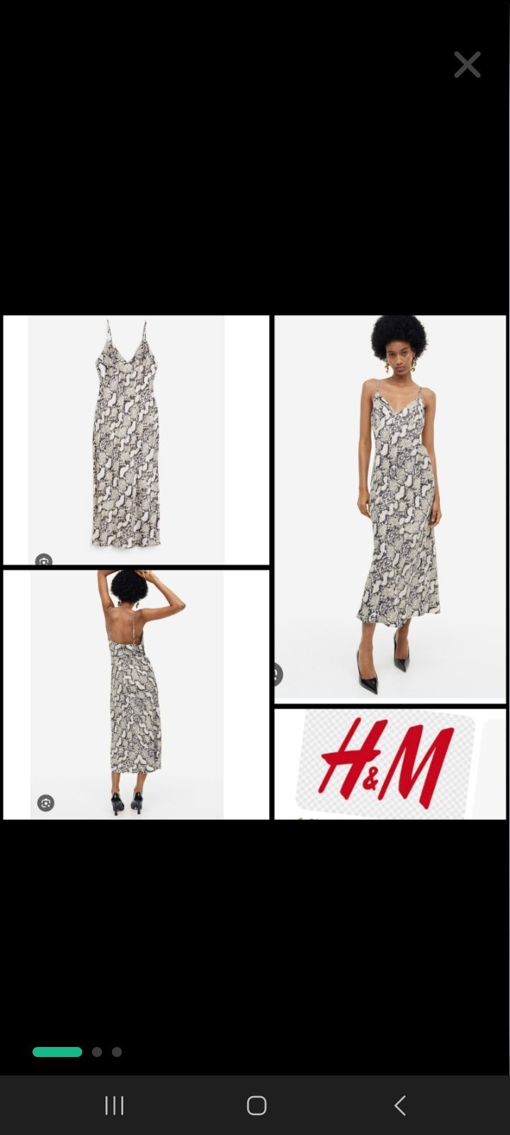 Magnifique robe midi h&m
