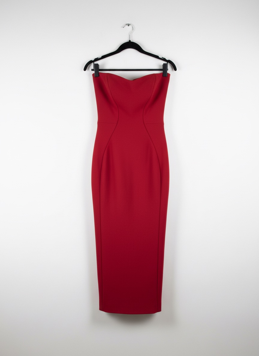 Robe rouge zara encore avec ticket 