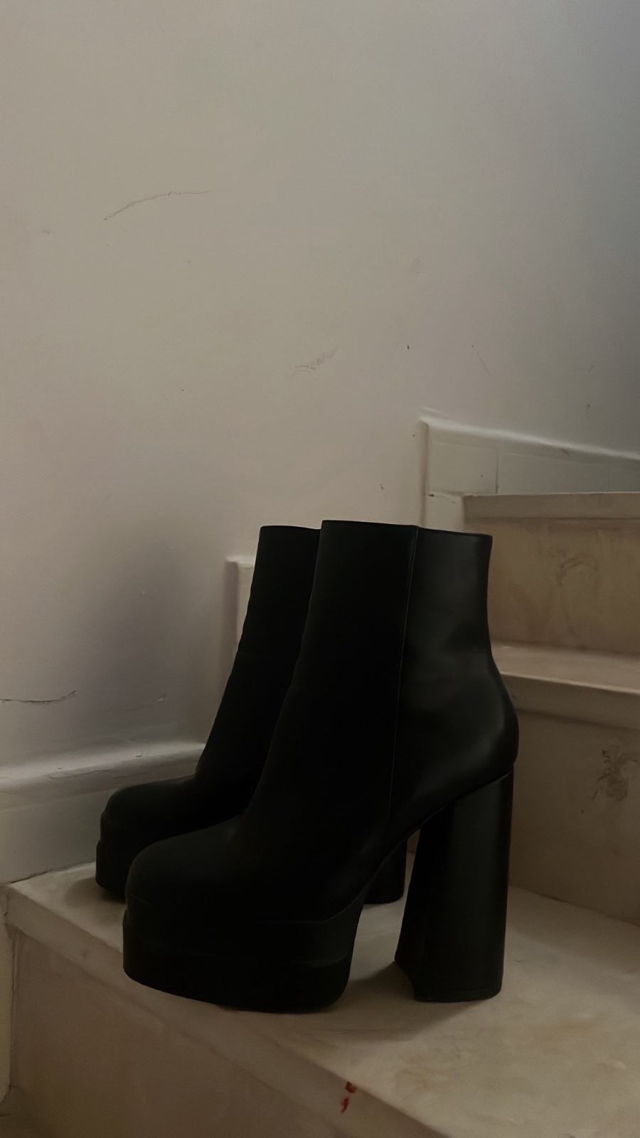 High black heels
