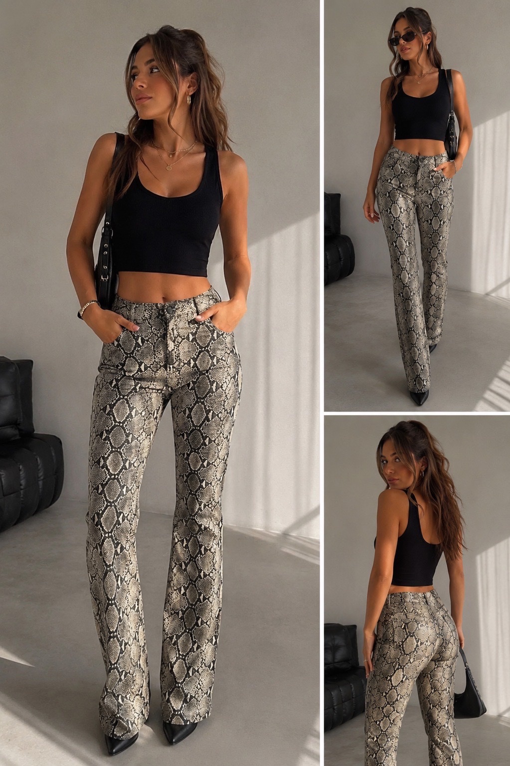 Pantalon Zara imprimé serpent 🐍