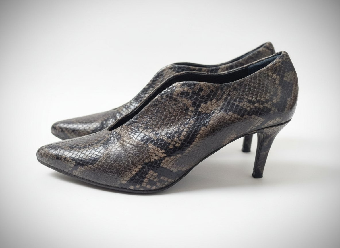 Escarpins croco tres chic Pedro Miralles ( marque espagnole haute gamme)37.5 presque neuves 