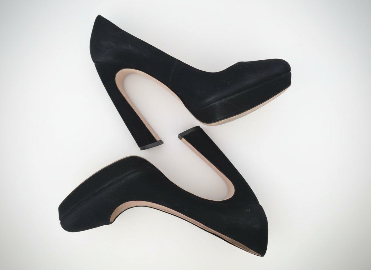 Unique escarpins daims noires Miu Miu pointure 39 très très peu portées presque neuves 