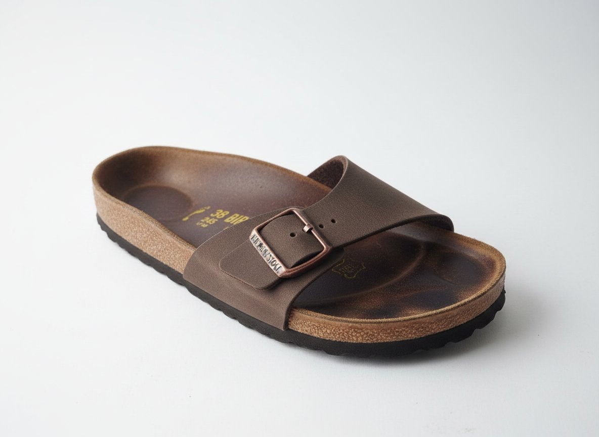 Mules Birkenstock marron pointure 38 presque neuve 