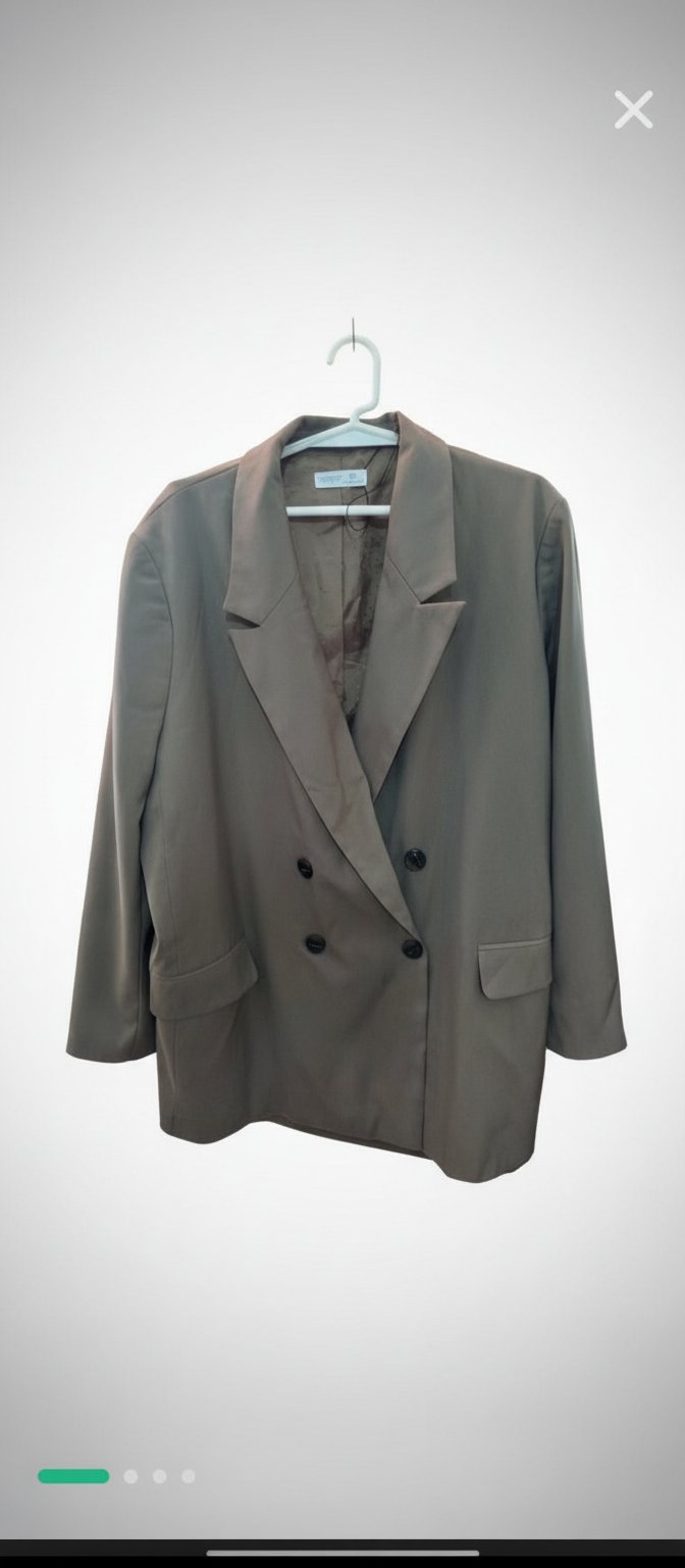 Veste oversize Primark neuve greige xl