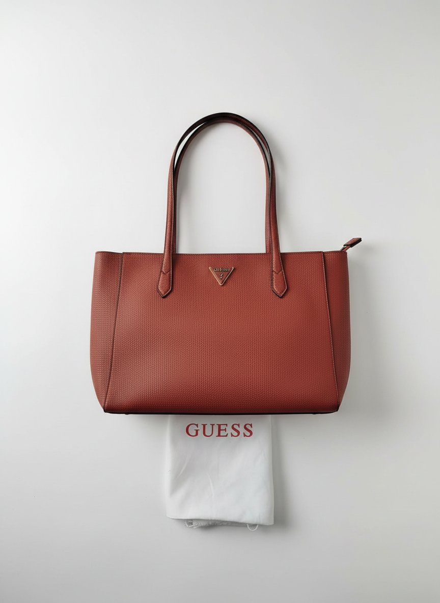Sac cabas Guess neuf avec etiquette couleur wisquy ( marron oranger)