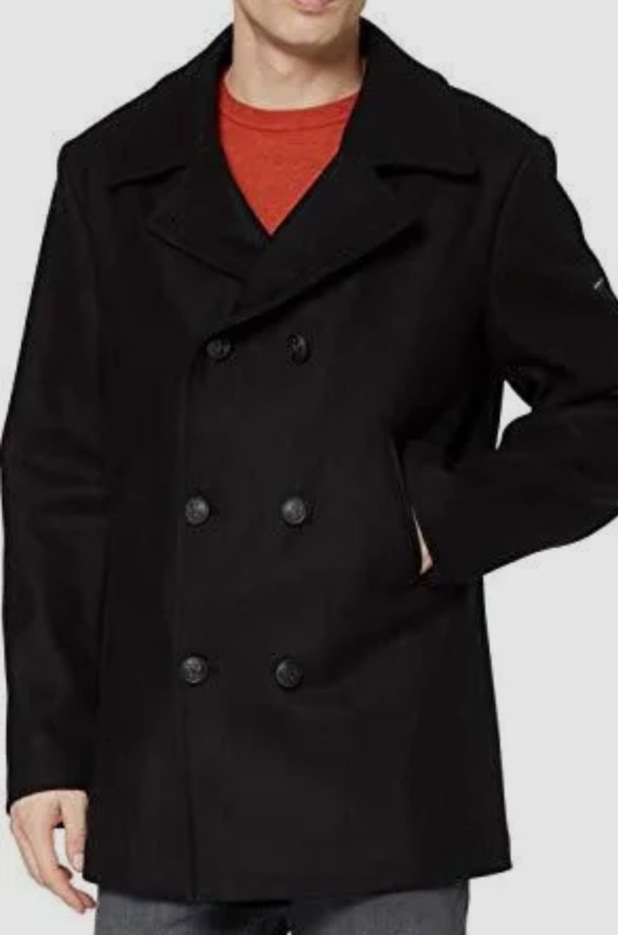 Manteau caban ASOS homme taille L noir  neuf avec tiquet