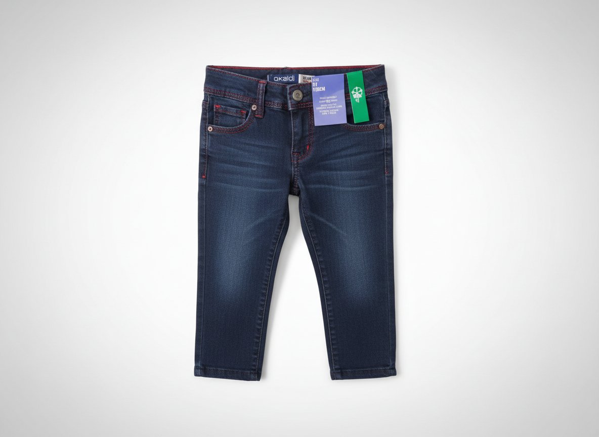 Pantalon bleu marine 8 and stretch slim okaidi neuf avec étiquette avec son pull offert car petit défaut invisible dans le pull