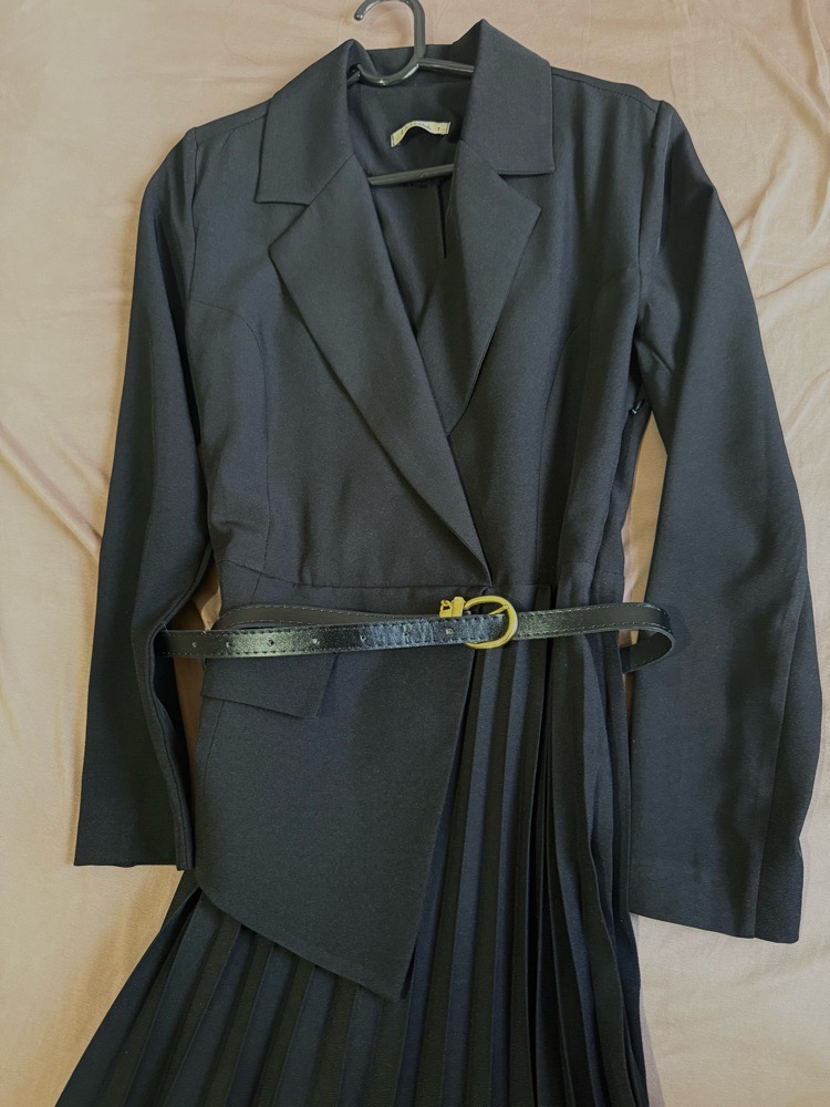 Robe blazer avec ceinture jamais portée