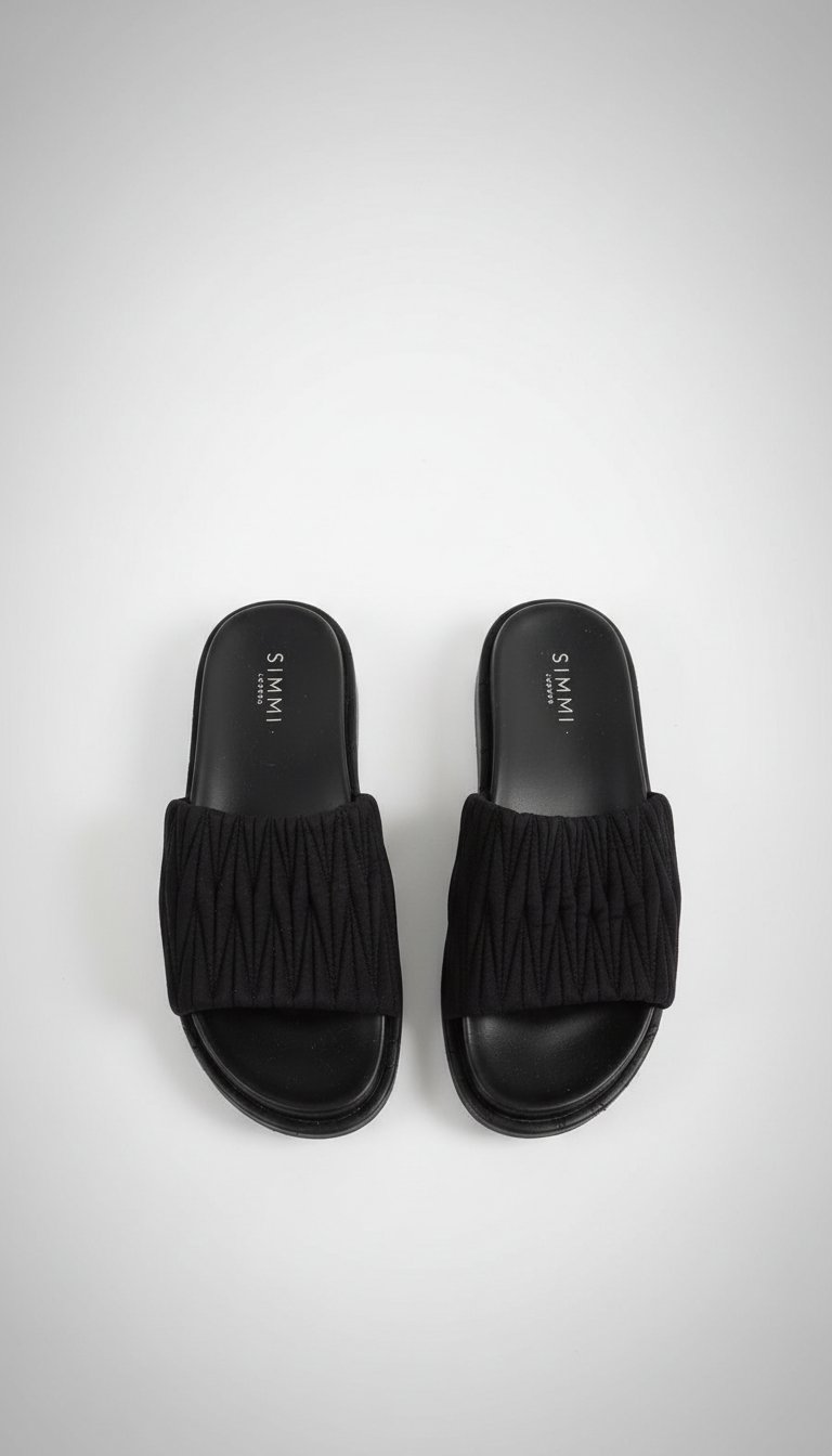 Mule noires pour femme 
