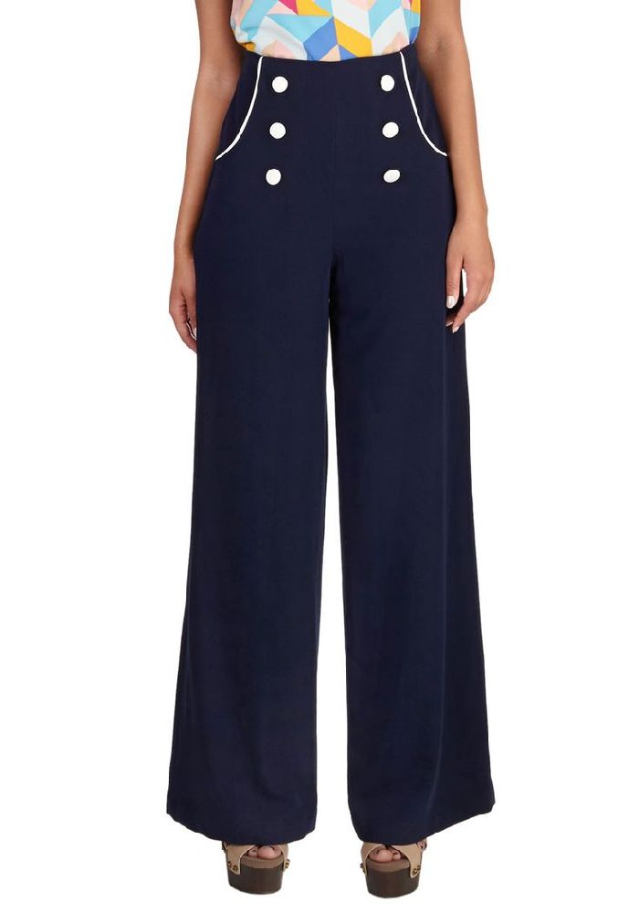 Pantalon taille haute