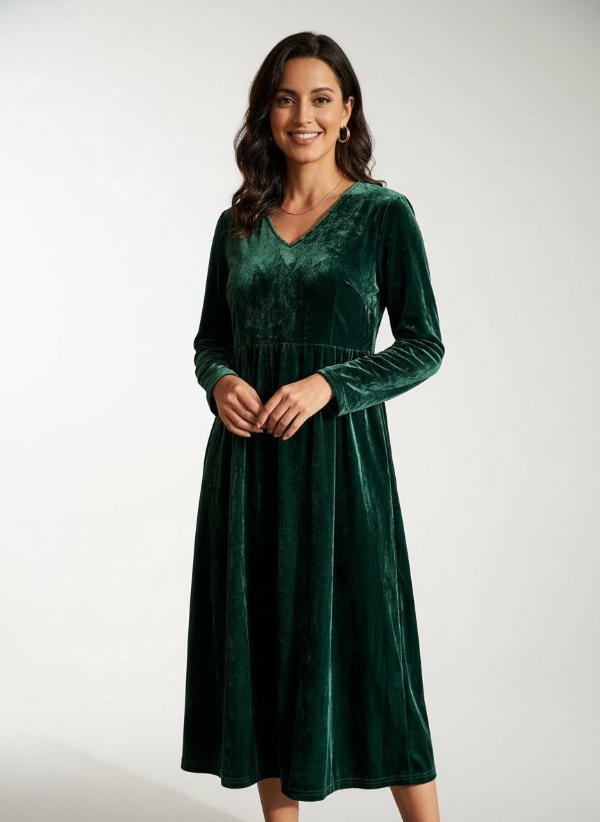 Robe en velours taille 40