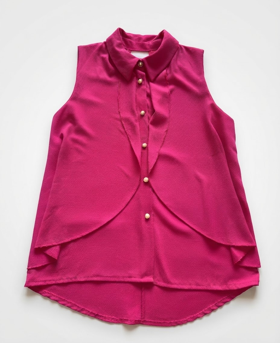 Chemise rose fuchsia taille 38/40