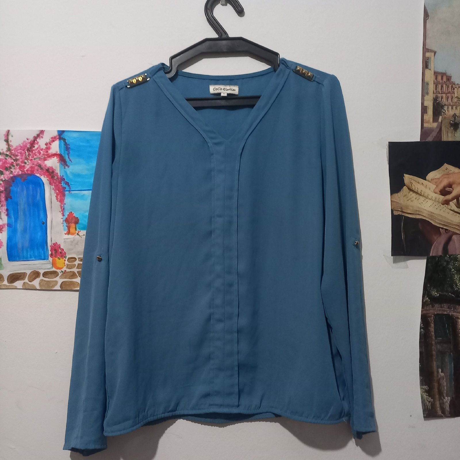 Chemise bleue 
