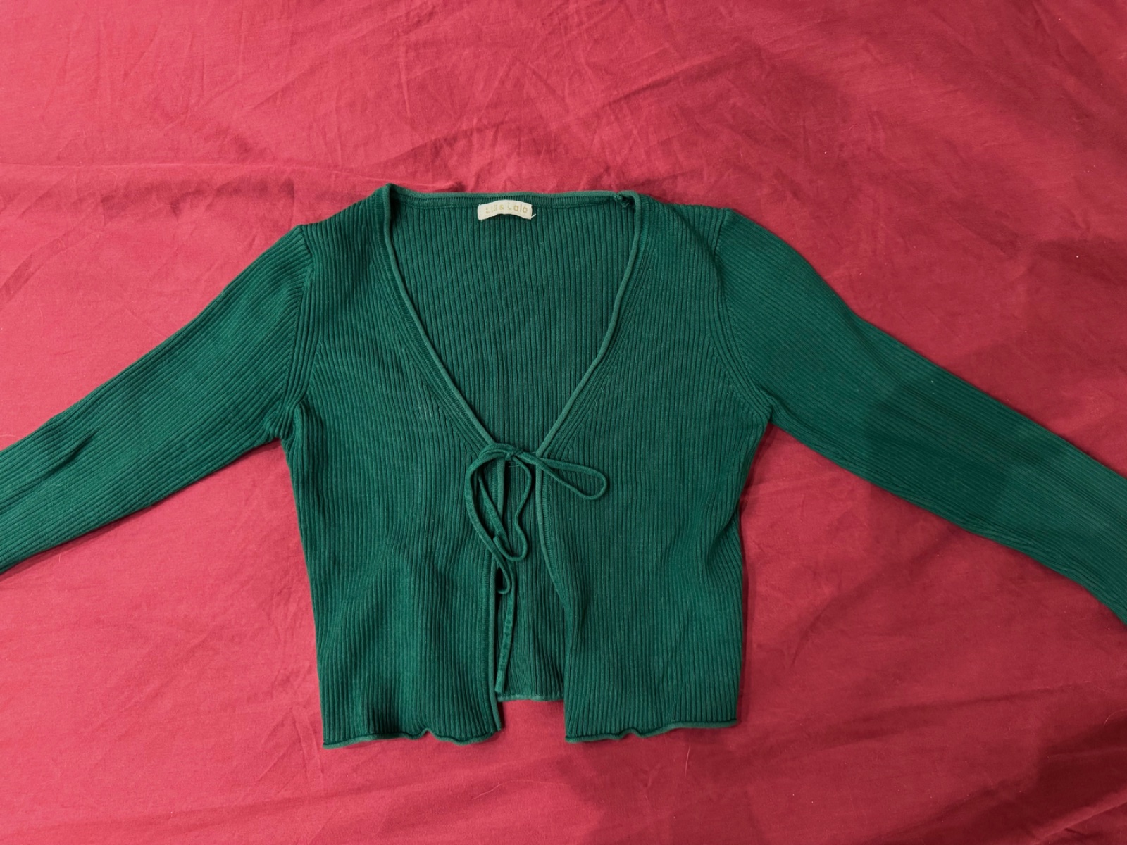 Pull vert foncé
