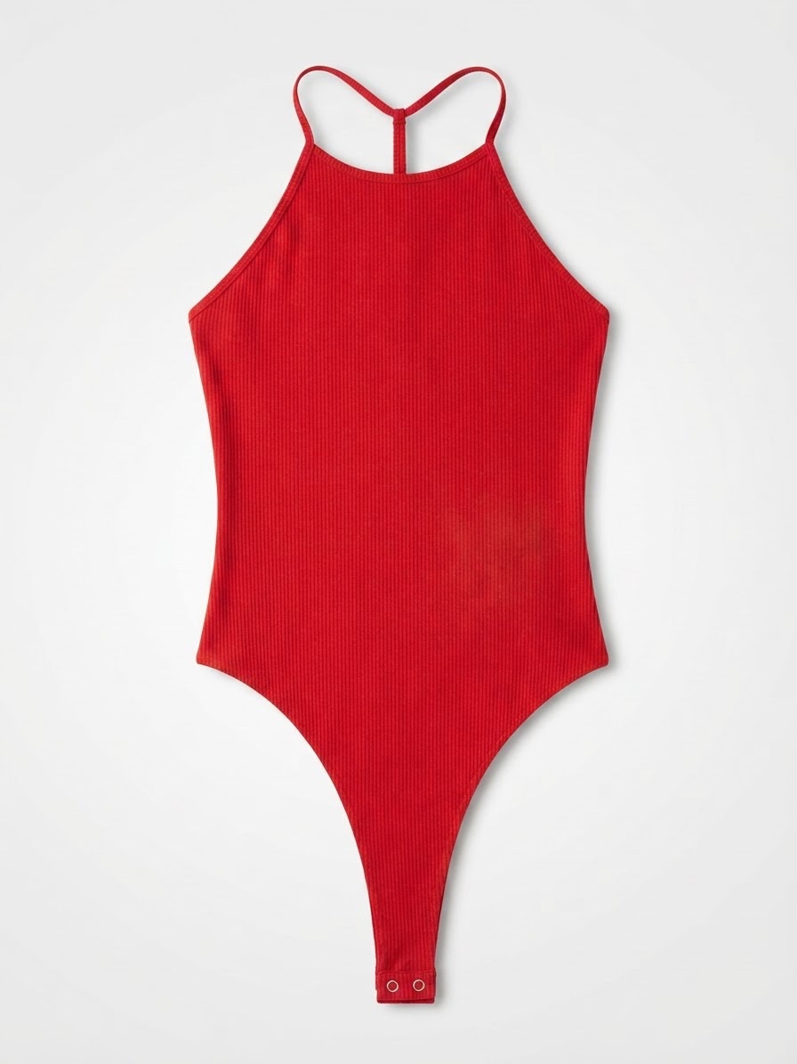 Body rouge dos nus