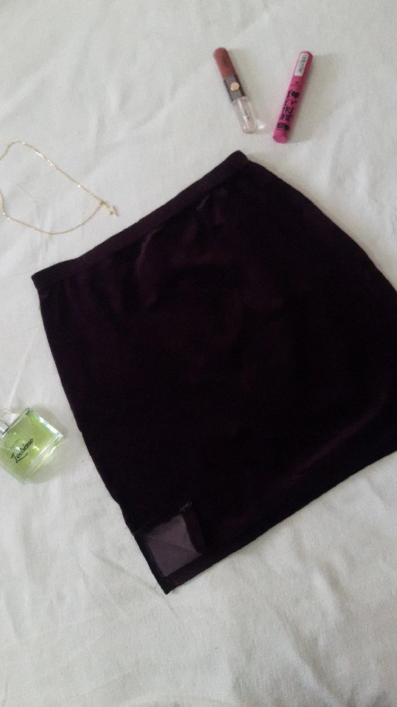 jupe velour 
