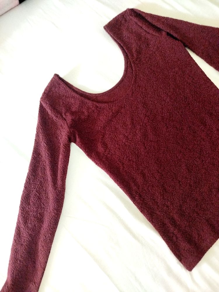 Pull bordeaux 