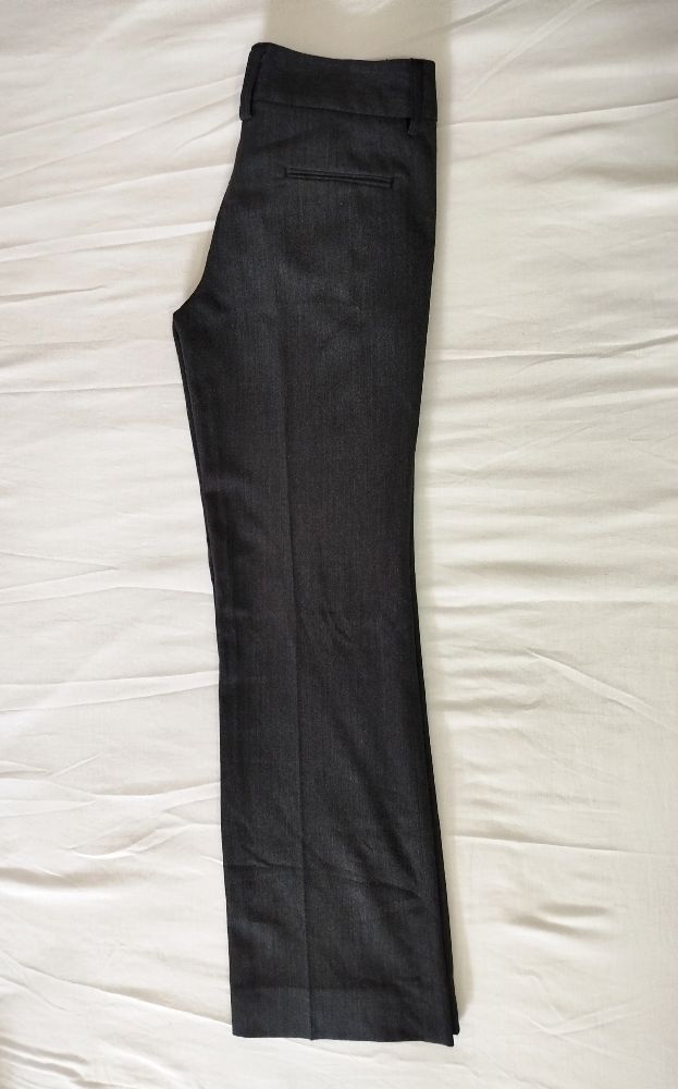 Pantalon large, gris 
