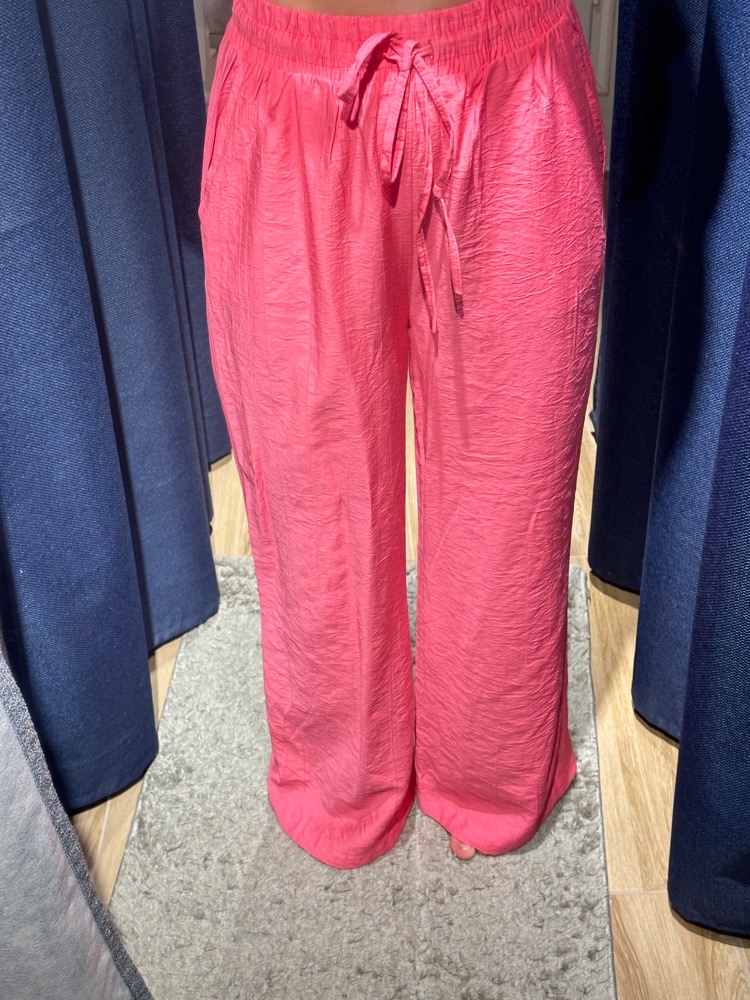 Pantalon rose large