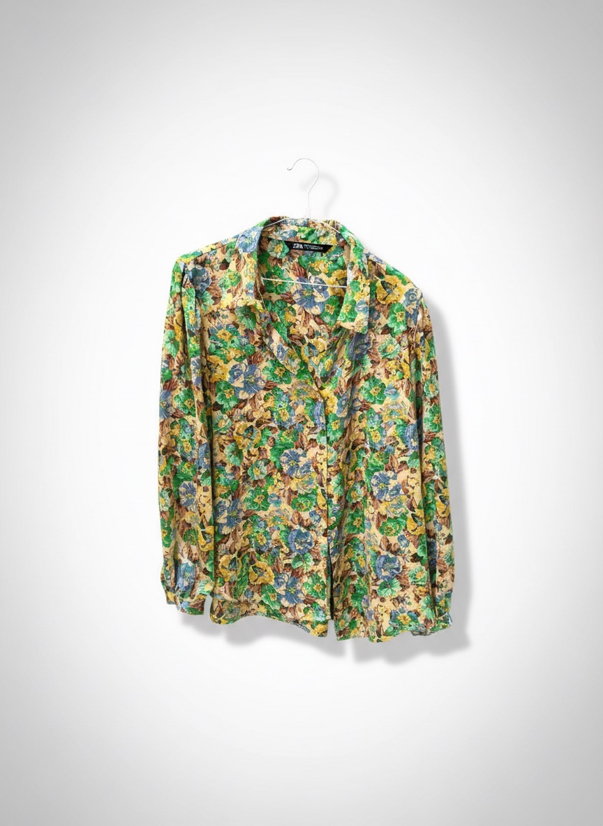 Chemise en soie de chez zara 