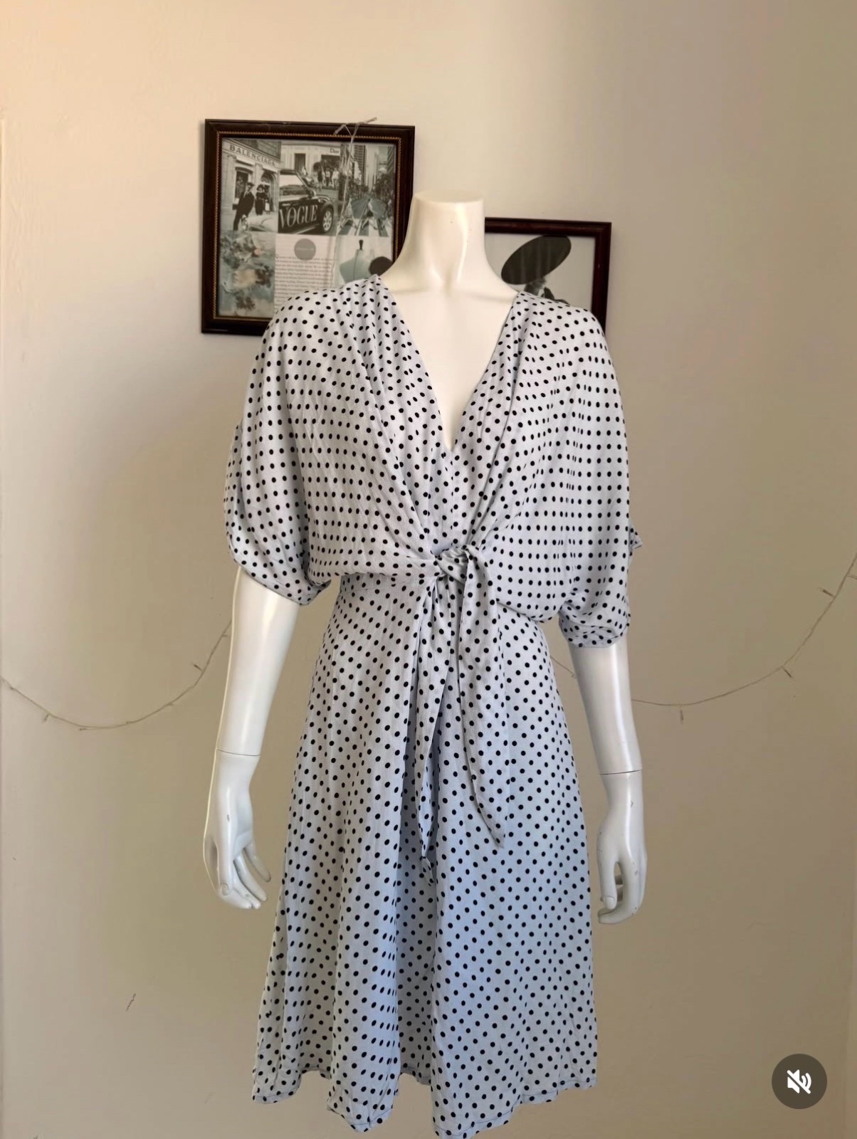 Robe zara en polka dots tres trendy 