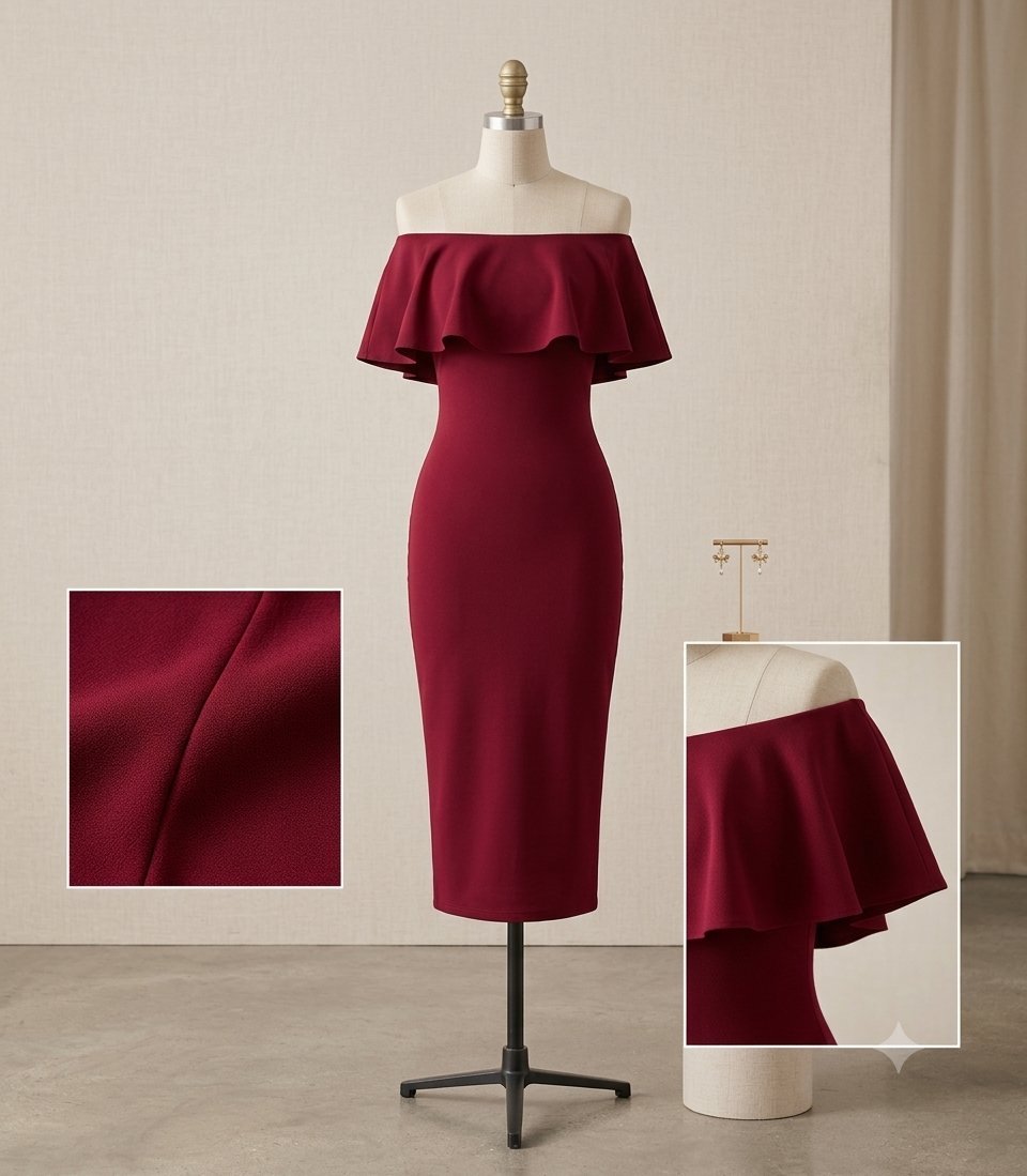 Robe rouge taille s 