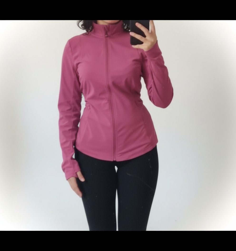 Stylish Pink Sports Jacket - Perfect for Workouts!
