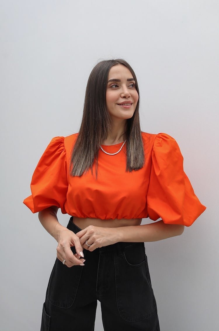 Corp top orange 🍊🧡🧡🛍️🛍️