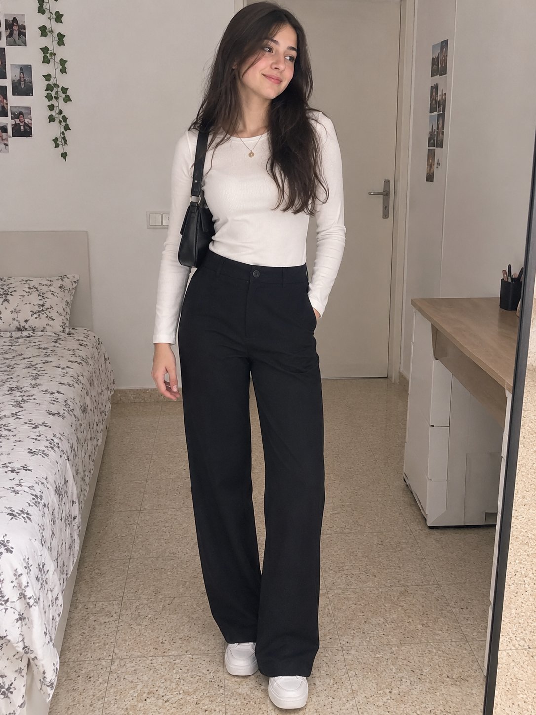 Wide-leg pants