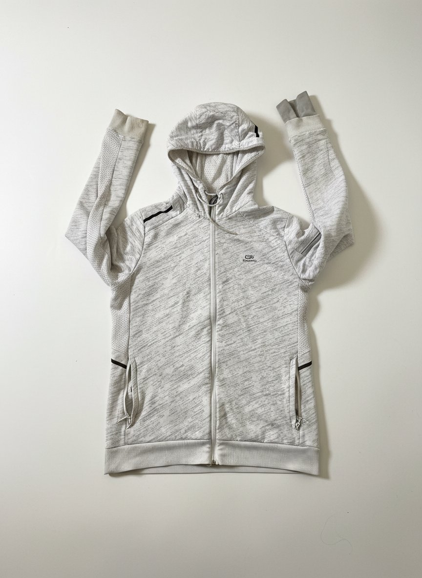Capuche blanche unisexe 