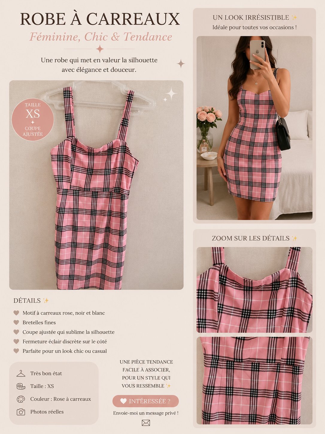 Robe à carreaux 