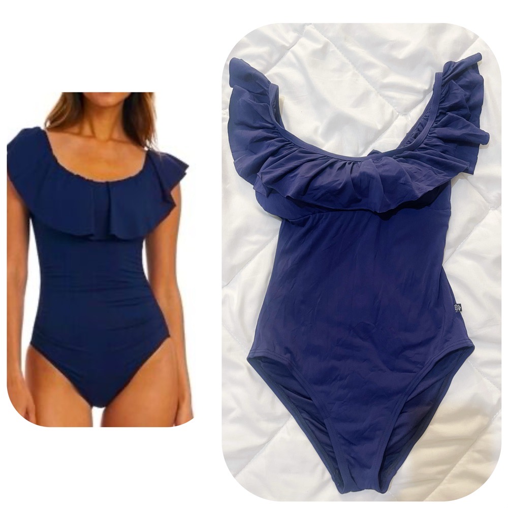 maillot aqua rose